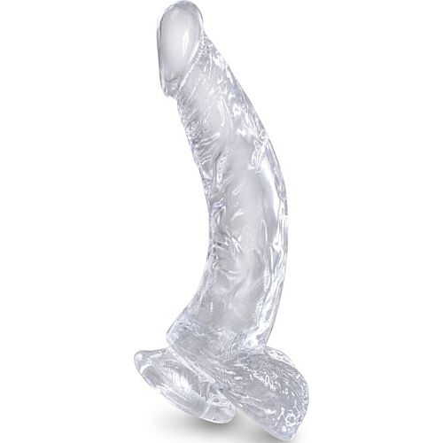 Gode réaliste KING COCK Clear 16,5 cm