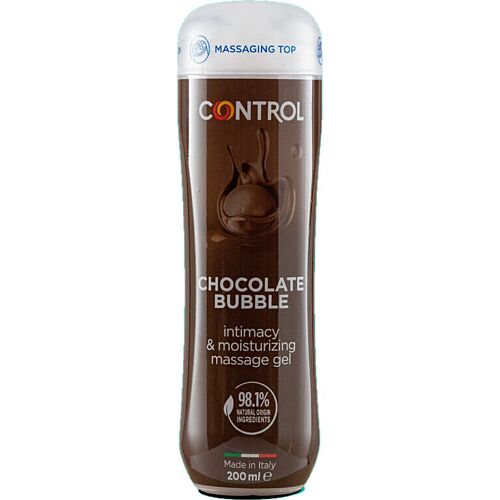 Gel de massage Control 3 en 1 Bubble Chocolate 200 ml