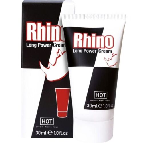 Crème retardante HOT RHINO - 30ml pour un contrôle accru