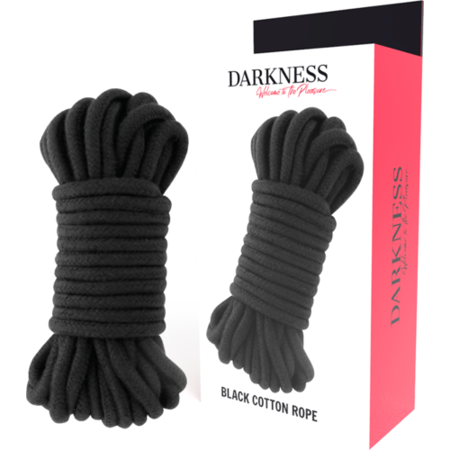 Corde de bondage DARKNESS 10 m en coton pour domination