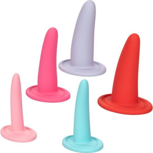Dilatateur vaginal anal CALEXOTICS 5 pièces ergonomiques