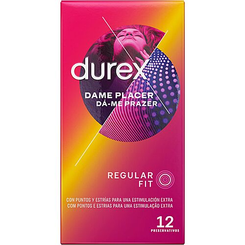 Préservatifs DUREX Dame Placer avec relief pour une expérience sensorielle