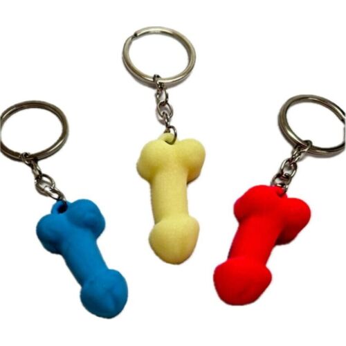 Porte-clés en silicone Pénis DIABLO PICANTE phosphorescent