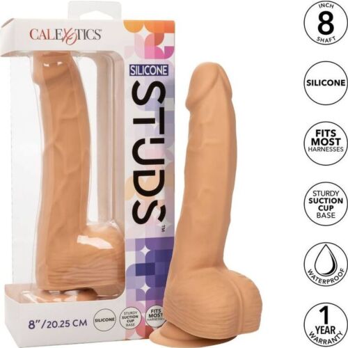 Pénis réaliste CALEXOTICS Silicone Studs 20.32 cm