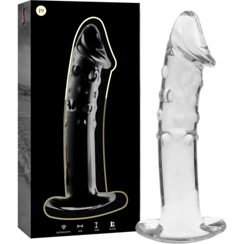 Dildo Nebula Series by Ibiza Modèle 19 en cristal borosilicate