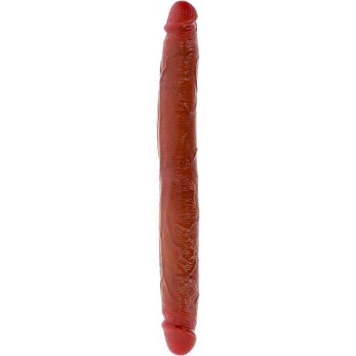 Dildo double dong Get Real 35 cm avec prépuce mobile