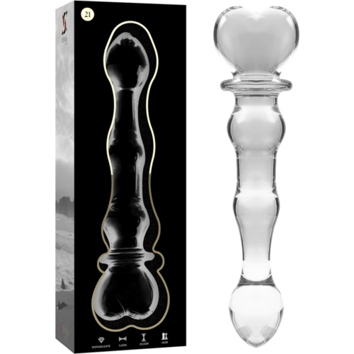 Dildo NEBULA SERIES BY IBIZA Modèle 21 en cristal borosilicate