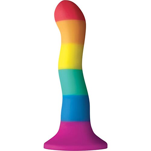Gode PRIDE Colors Wave 17 cm compatible harnais