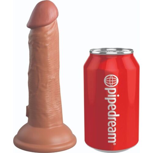 Dildo vibrant King Cock Elite 15.2 cm en silicone