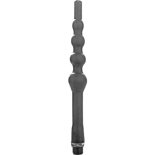 Douche Anal ALL BLACK 27 CM en Silicone Flexible