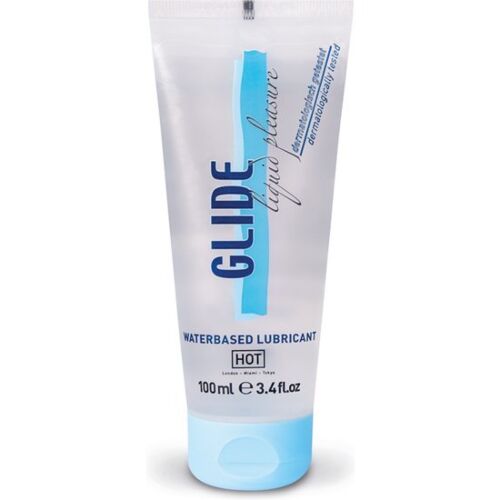 Lubrifiant à base d'eau HOT - GLIDE LIQUID PLEASURE 100ml