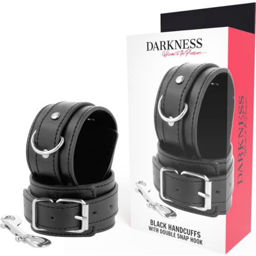 Menottes DARKNESS réglables en PVC avec renfort