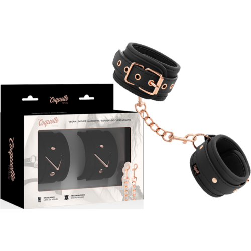 Menottes Coquette Fantasy en Cuir Vegan avec Doublure Confort