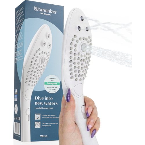 Tête de douche WOMANIZER Wave avec masseur clitoridien