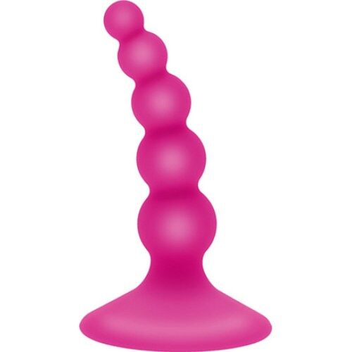 Stimulateur anal S Pleasures Sassy Pink avec 5 boules