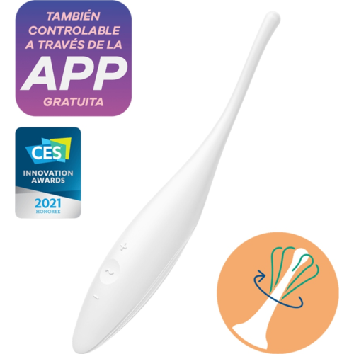 Stimulateur Satisfyer Twirling Joy avec contrôle par application