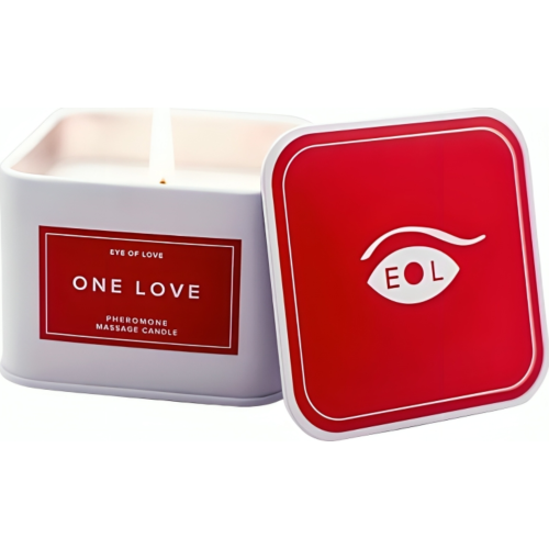 Bougie de Massage EYE OF LOVE One Love avec Phéromones