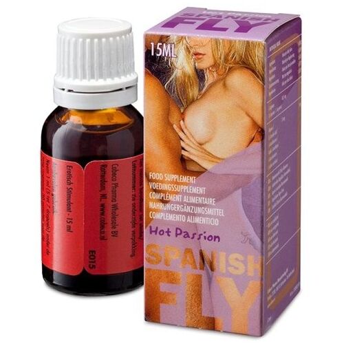 Gouttes Amour COBECO MOUCHE ESPAGNOLE HOT PASSION 15ML pour booster le désir