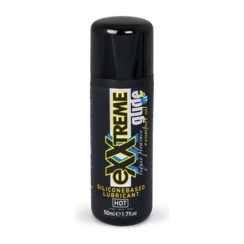 Lubrifiant silicone HOT Extreme Glide 50 ml pour confort intime