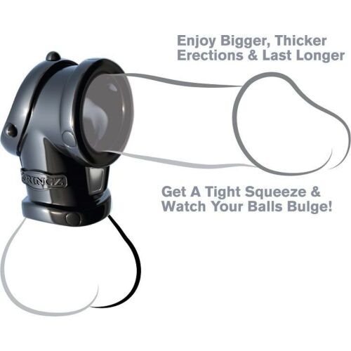 Anneau FANTASY C-RINGZ Cock Pipe avec étirement testiculaire