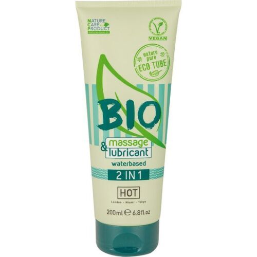 Lubrifiant et gel de massage HOT 2 en 1 200ml