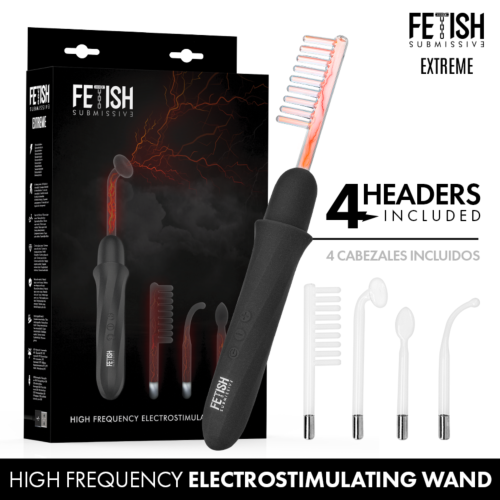 Vibromasseur FETISH SUBMISSIVE - Electroestimulación haute fréquence