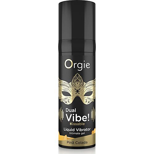 Gel Stimulant Orgie Dual Vibe Saveur Piña Colada