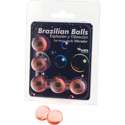 Balles Brésiliennes Taloka avec Gel Excitant Effet Vibration