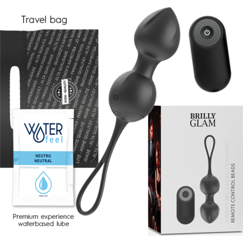 Perles de Kegel Vibrantes Brilly Glam Télécommandées