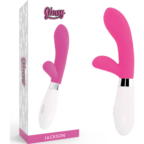 Jouet intime GLOSSY Jackson Rabbit avec double moteur