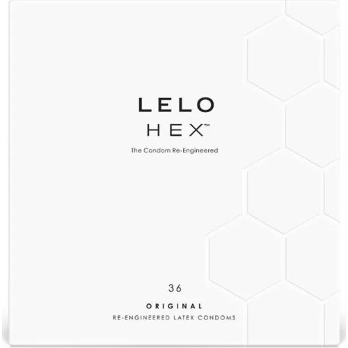 Préservatif LELO HEX 36 unités avec structure hexagonale