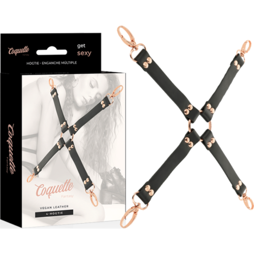 Menottes de fixation COQUETTE FANTASY Cuero Vegano
