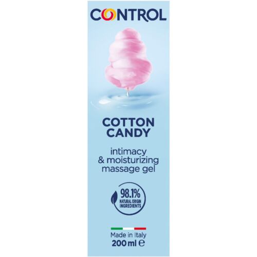 Gel de massage CONTROL Cotton Candy 200 ml - Douceur sensorielle