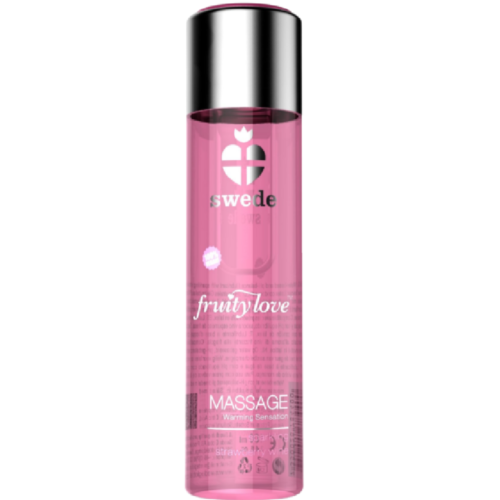 Huile de Massage SWEDE Fruity Love avec Effet Chaleur