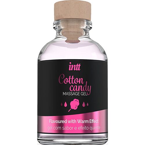Gel de Massage INTT Saveur Cotton Candy avec Effet Chaleur