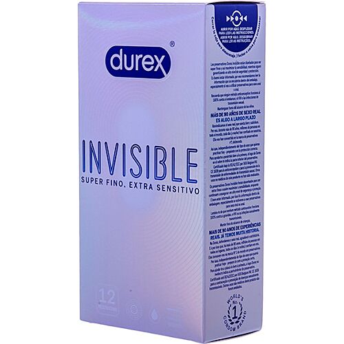 Préservatifs Durex Invisible Ultra Fins - Sensibilité maximale