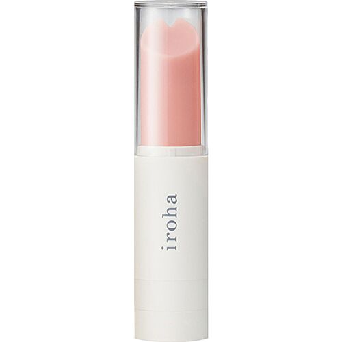 Vibrateur Iroha Stick Liliac Pink White en forme de rouge à lèvres