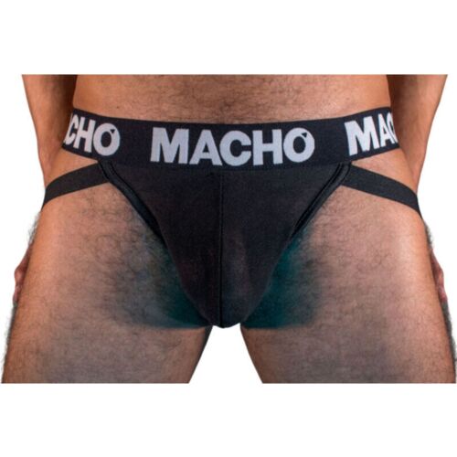 Jockstrap MACHO MX25NN semitransparent avec soutien.