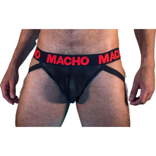 Jockstrap MACHO MX26X2 semitransparent et élastique