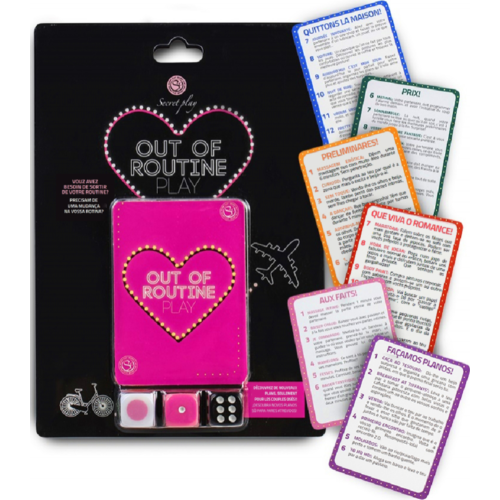 Jeu SECRETPLAY OUT OF ROUTINE PLAY avec 72 défis