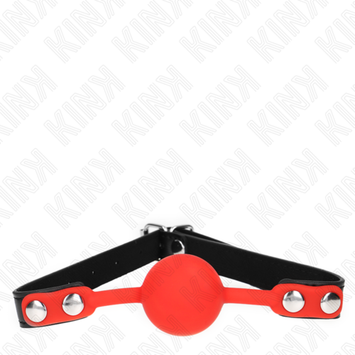Bâillon KINK COLLAR & GAG Boule Silicone 4 cm