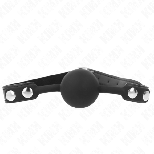 Mordes KINK COLLAR & GAG Modèle 1 - 4 cm en silicone