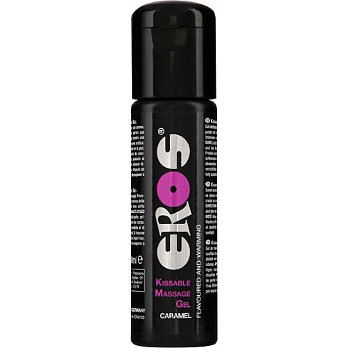Gel de massage Eros Kissable Caramel 100 ml - Chaleur érotique