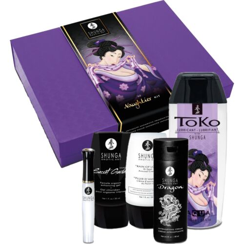 Kit sensuel Shunga Naughtier de Shunga — 5 soins