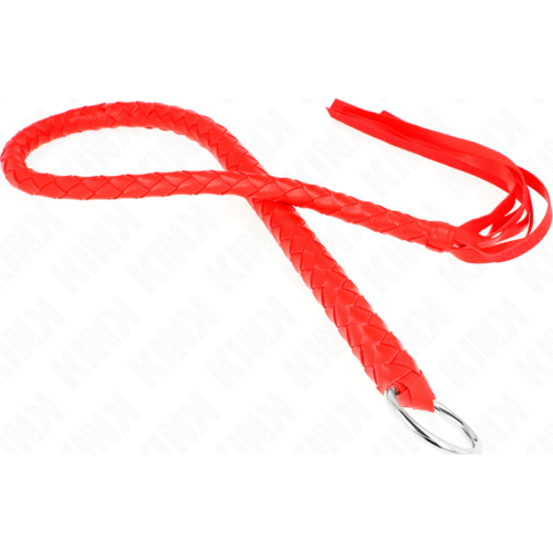 Fouet KINK avec Anneau Rouge de 65 cm