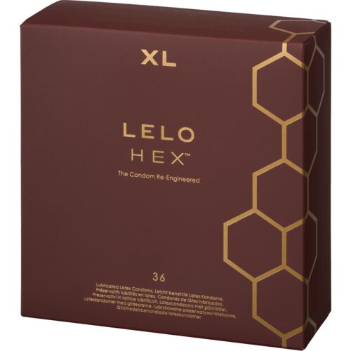 Préservatifs LELO HEX RESPECT XL - Confort et sensualité