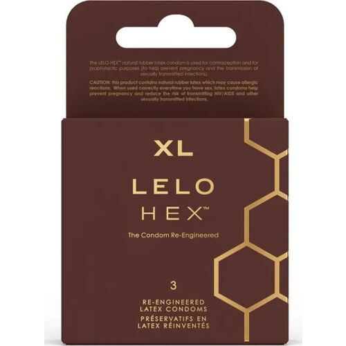 Préservatifs LELO HEX Respect XL | Sensation et confort