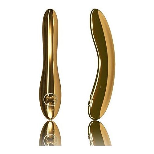 Vibrateur LELO INEZ en or 24 carats - Luxe et stimulation.