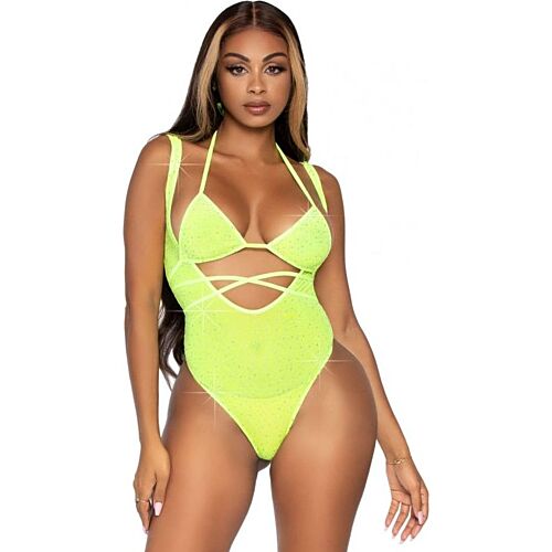 Lingerie Leg Avenue Haut de Bikini et Body Taille Distinctive