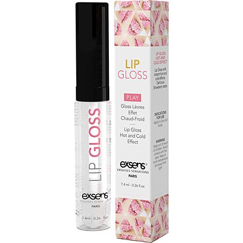 Gloss à lèvres Exsens Hot Cold Effect 7,5ml pour des sensations intenses